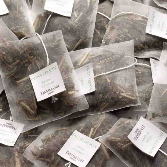Thé Vert aromatisé Dammann Frères Jaune Lemon - 24 sachets enveloppés