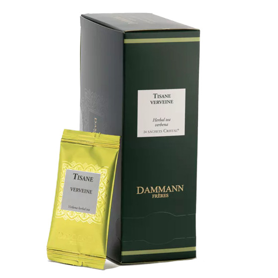 Infusion Dammann Frères Tisane Verveine - 4 boites - 96 sachets enveloppés