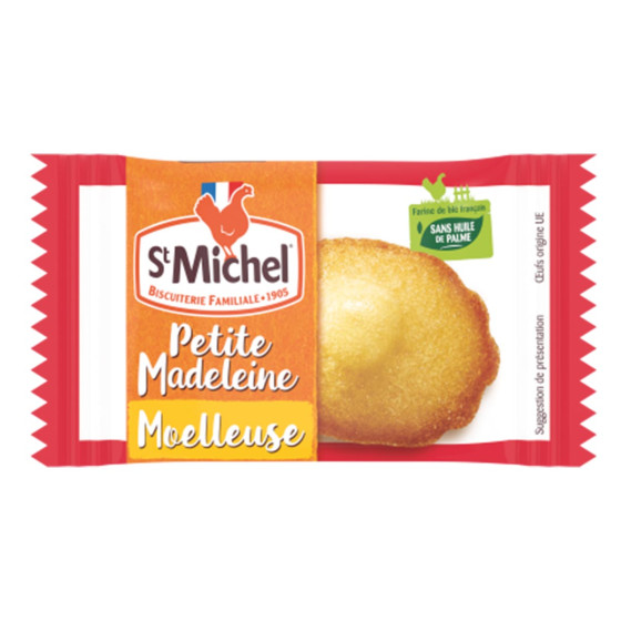 ST MICHEL La Petite Madeleine Moelleuse & Fondante Lot de 350 Mini Madeleines en Sachets Fraicheur - vue 4