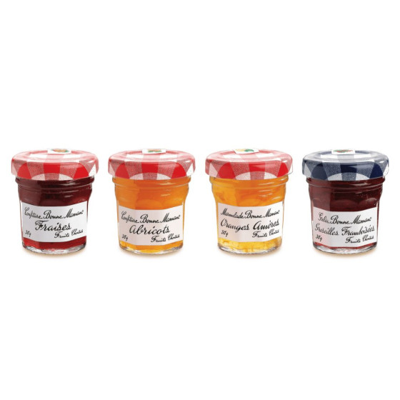 Confiture Bonne Maman Coffret 4 Parfums Classiques