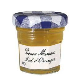 Miel Fleur d'Oranger Bonne Maman 30 gr - 60 mini pots en verre