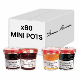 Confiture Bonne Maman - Coffret 4 parfums - Premium - 60x 30g