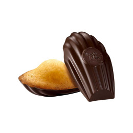 Madeleine Nature Maison Colibri Coque Chocolat Noir - 30 madeleines emballées individuellement