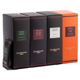 Pack Découverte Thés et Infusions Dammann Frères 4 variétés - 96 sachets
