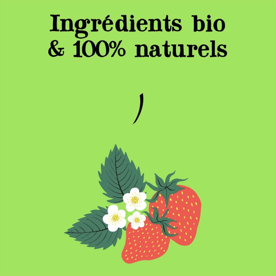 Thé Vert Bio Clipper Fraise - 20 sachets