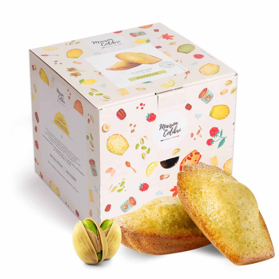 Madeleine Pistache Maison Colibri Pur Beurre - 30 madeleines emballées individuellement