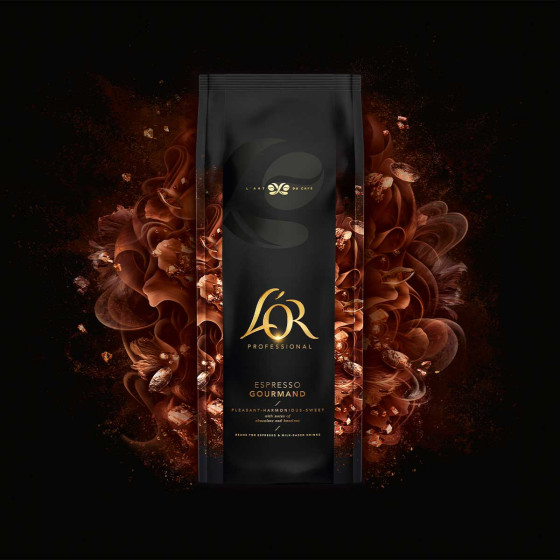 Café en Grains L'Or Professional Espresso Gourmand - 3 paquets - 3 Kg