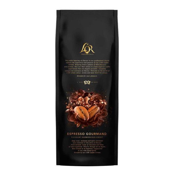 Café en Grains L'Or Professional Espresso Gourmand - 6 paquets - 6 Kg