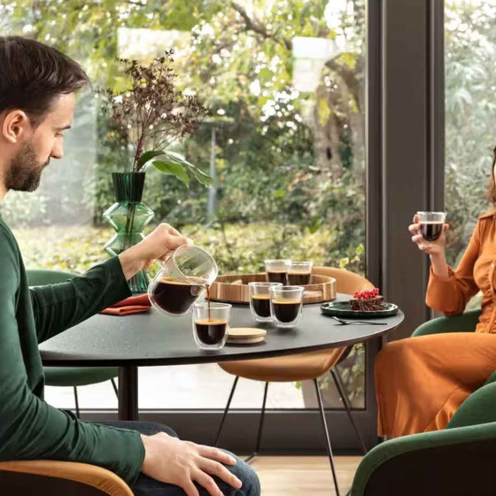 Carafe à Café en Verre double paroi Delonghi - 750 ml - DLSC078