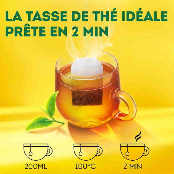 Coffret de Thé Noir Yellow Label Tea Lipton - 3 coffrets - 300 sachets