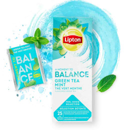 Thé Vert Lipton Menthe - 25 sachets