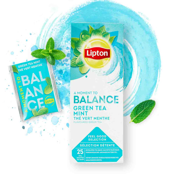 Thé Vert Lipton Menthe - 25 sachets