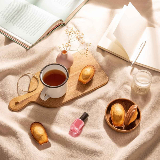 Madeleine Noisette Maison Colibri Coque Chocolat au Lait - 2 boites - 60 madeleines emballées individuellement