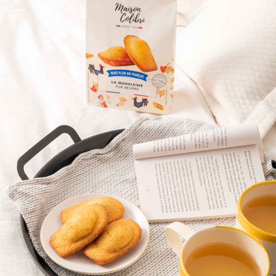 Madeleine Nature Maison Colibri Pur Beurre - 30 madeleines emballées individuellement