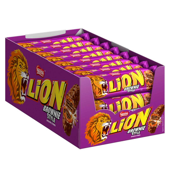 Barre Lion Brownie style - Boite de 24 Lion