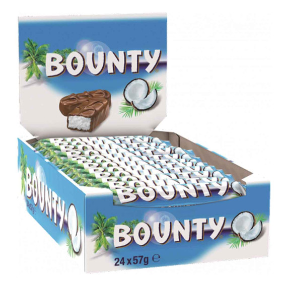 Barre Bounty chocolat et noix de coco - Boite de 24 Bounty