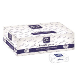 Sucre Blanc 2 Morceaux Enveloppés Saint Louis - 1000 pièces