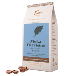 Café en Grains Café Voisin Moka Décaféiné à l'eau - 1 Kg