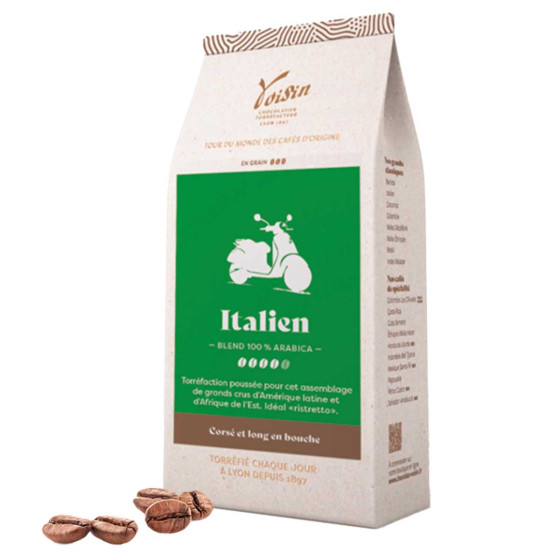 Café en Grains Café Voisin Italien - 10 paquets - 10 Kg