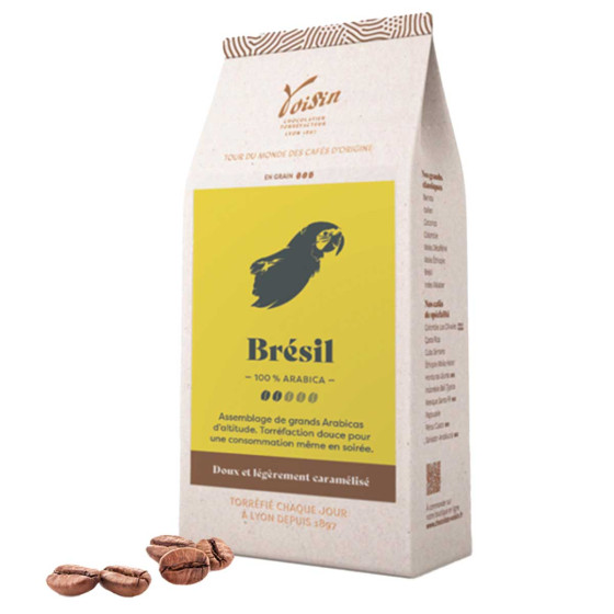 Café en Grains Café Voisin Brésilien - 1 Kg