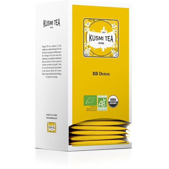 Thé Vert BB Détox Bio Kusmi Tea - 25 sachets enveloppés