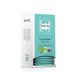 Infusion Verveine-Menthe Bio Kusmi Tea - 6 boites - 150 sachets enveloppés