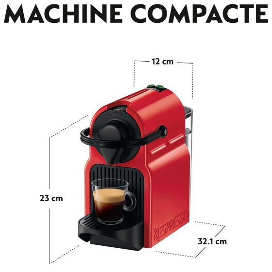 Machine Nespresso Krups Inissia Rouge Rubis YY1531FD