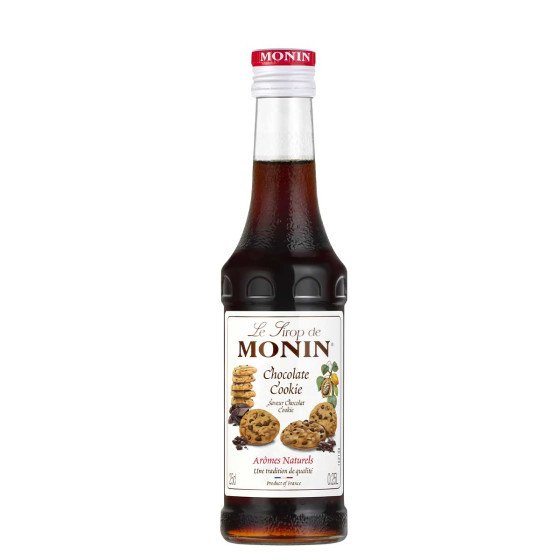 Sirop Monin Saveur Chocolat Cookie - 6 bouteilles de 25cl