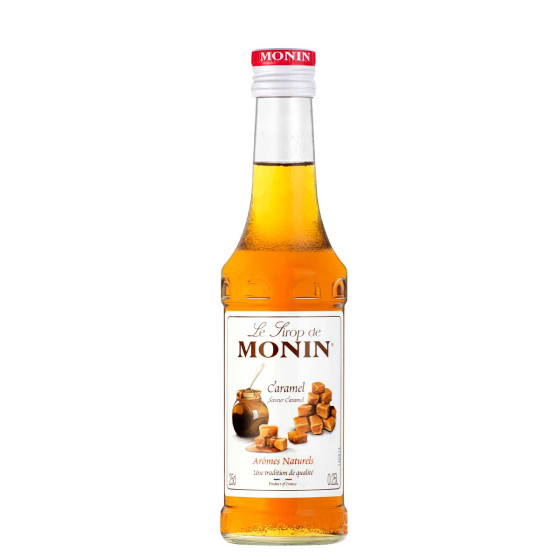 Sirop Monin Saveur Caramel - 6 bouteilles de 25 cl