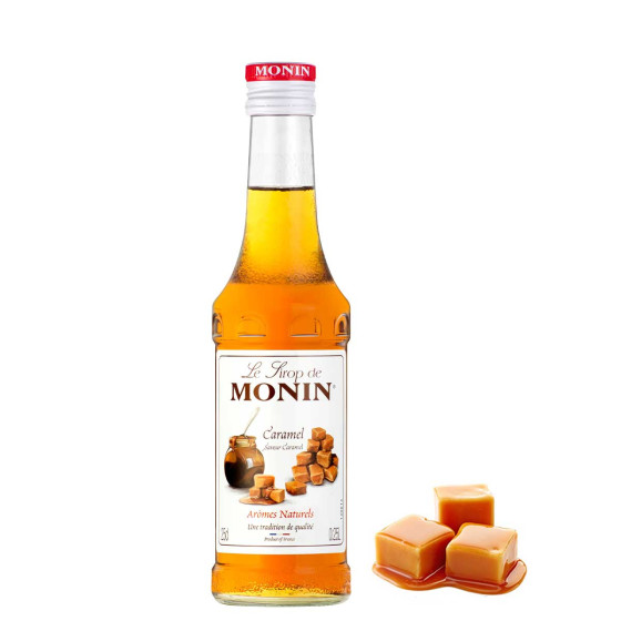 Sirop Monin Saveur Caramel - 6 bouteilles de 25 cl