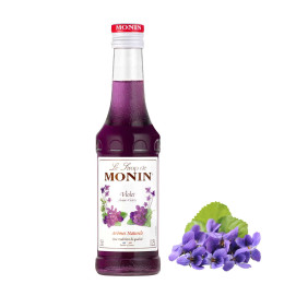 Sirop Monin Saveur Violette - 6 bouteilles de 25 cl