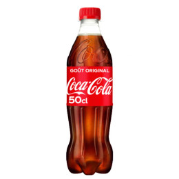 Coca-Cola Original Bouteille 50cl - Pack de 24 bouteilles
