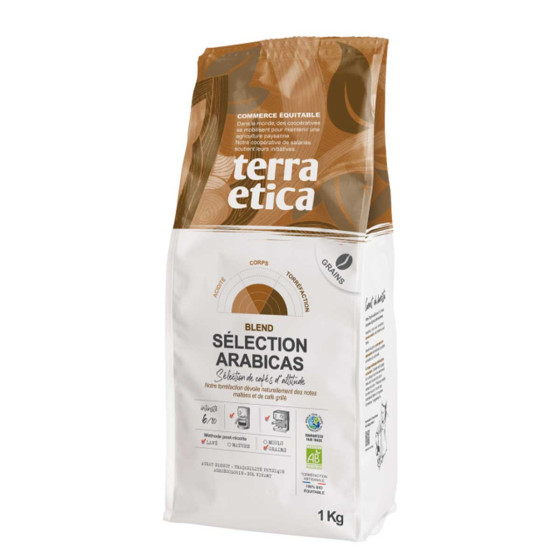 Café en Grains Bio Terra Etica Sélection Arabicas - 1 Kg