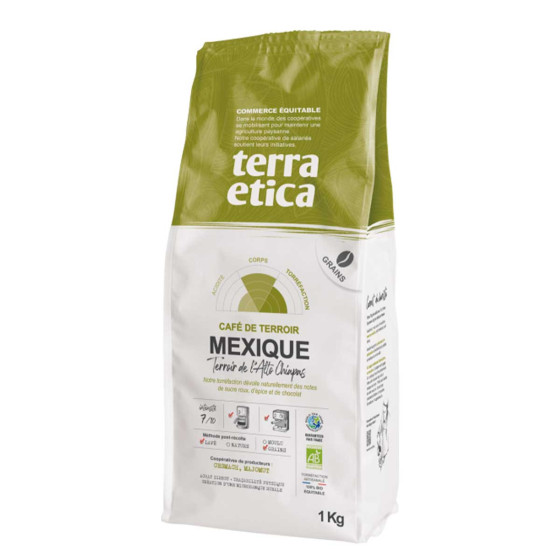 Café en Grains Bio Terra Etica Mexique - 1 Kg