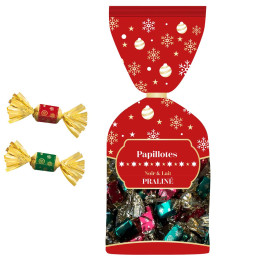 Papillotes au chocolat 1er prix - Assortiment de 2 Pralinés au chocolat - 840 gr