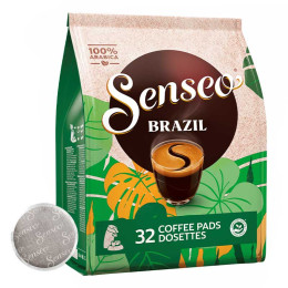 Dosette Senseo Café Brazil 100% Arabica - 32 dosettes compostables