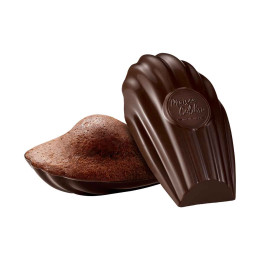 Madeleine Chocolat Maison Colibri Coque Chocolat Noir - 2 boites - 60 madeleines emballées individuellement
