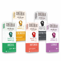 Kit réassortiment pour Nespresso - Pack Pro - 200 Boissons Orubia