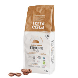 Café en Grains Bio Terra Etica Éthiopie Moka Guji - 6 paquets - 6 Kg