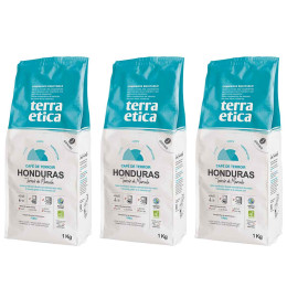 Café en Grains Bio Terra Etica Honduras - 3 paquets - 3 Kg