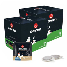 Dosette ESE Café Covim Honduras 100% Arabica - 2 boites - 100 dosettes emballées individuellement