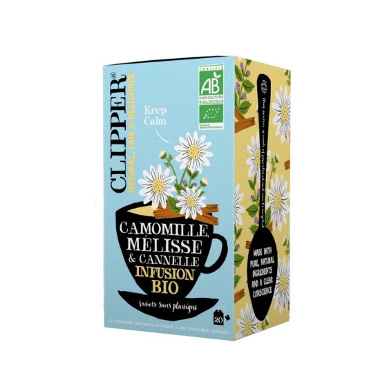 Infusion Bio Clipper Camomille Mélisse - 20 sachets