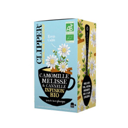 Infusion Bio Clipper Camomille Mélisse - 6 boites - 120 sachets