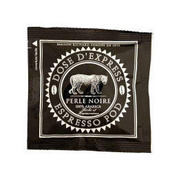 Dosette ESE Cafés Richard Perle Noire 100% Arabica - 100 dosettes emballées individuellement