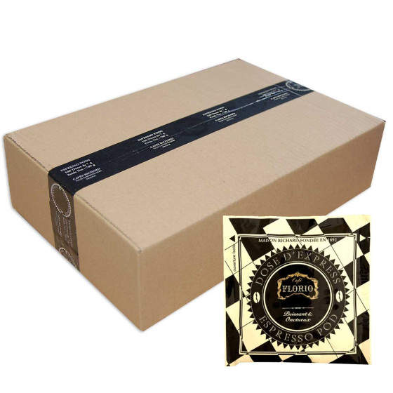 Dosette ESE Cafés Richard Florio 100% Arabica - 100 dosettes emballées individuellement