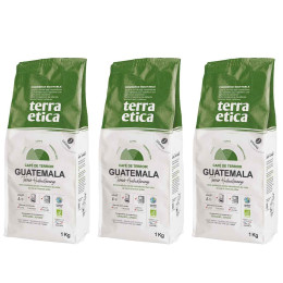 Café en Grains Bio Terra Etica Guatemala - 3 paquets - 3 Kg