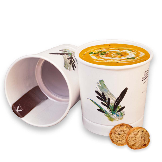 Gobelet Pré-dosé Velouté de Légumes avec Croutons - 180 boissons