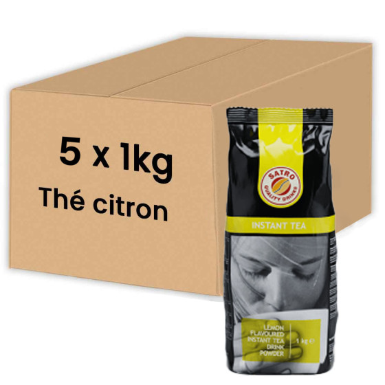 Thé Instantané Distributeur Automatique Satro Thé Citron - 5 paquets - 5 kg
