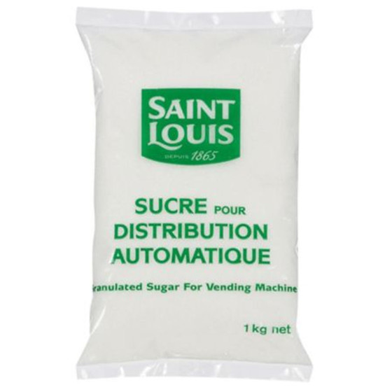 Sucre en Poudre Cristal Saint Louis pour Distributeur Automatique - 12 paquets - 12 Kg