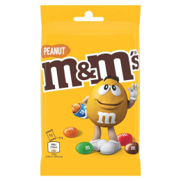 M&M's Peanut Billes à la cacahuète enrobées de chocolat au lait 45 gr - Carton de 36 paquets